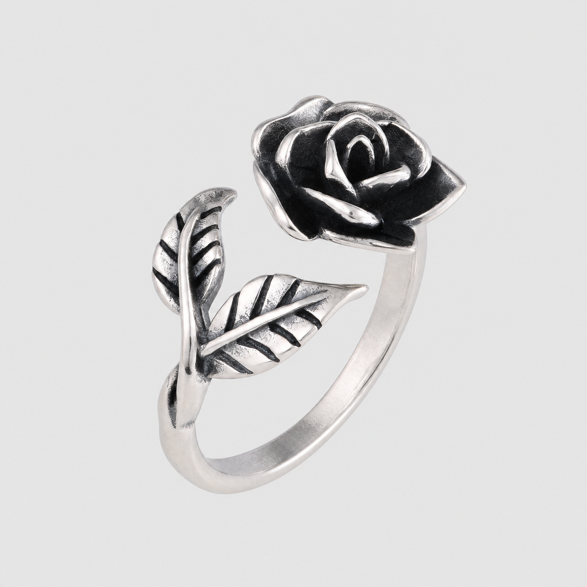 Night Bloom Rose Ring