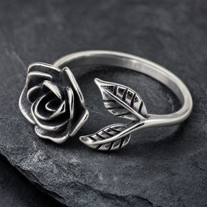 Night Bloom Rose Ring